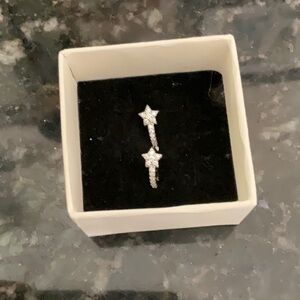 Brand new Silver Celestial Star Earrings